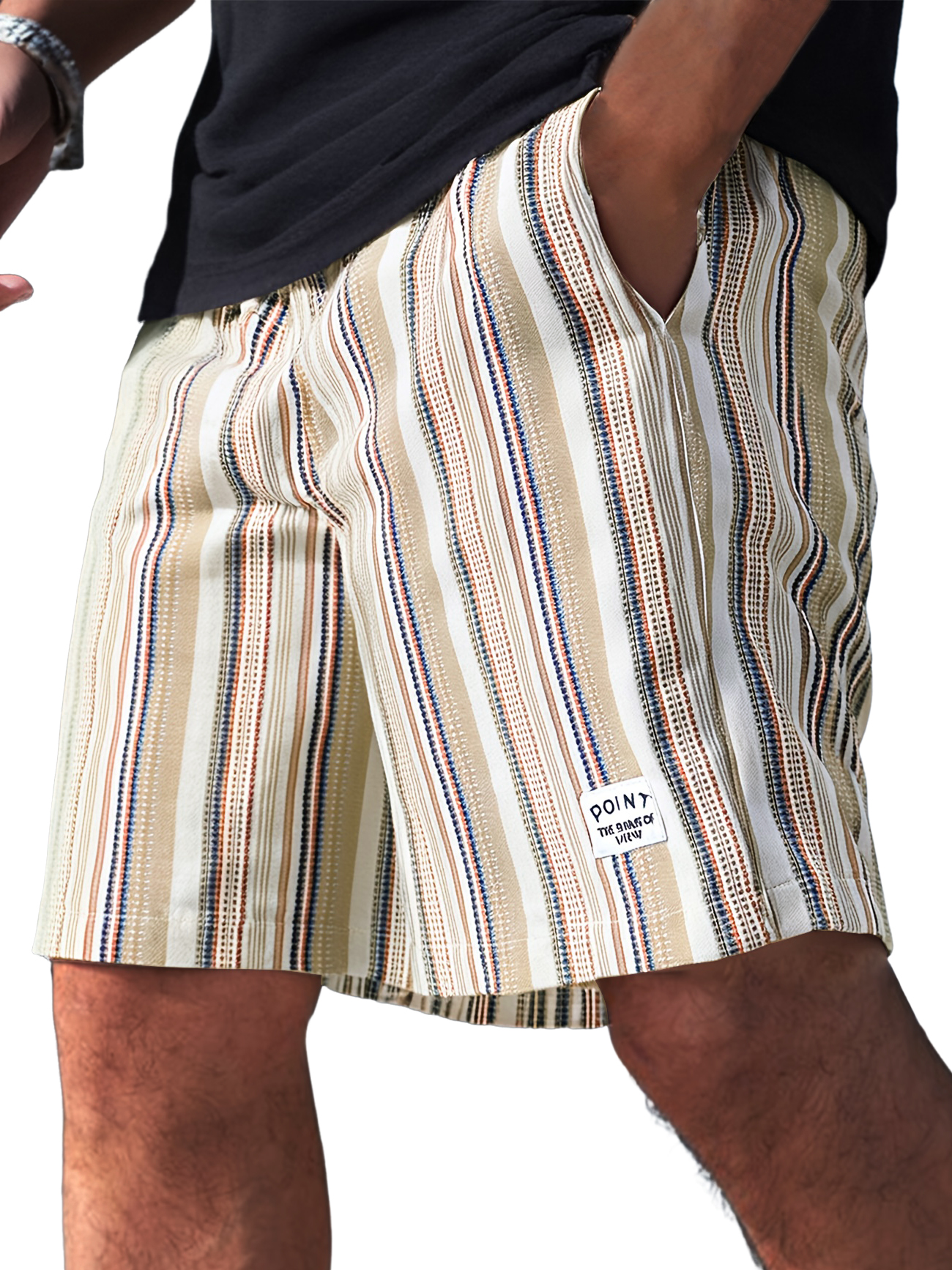 Men's Fashion Casual Hawaiian Vacation Logo Shorts