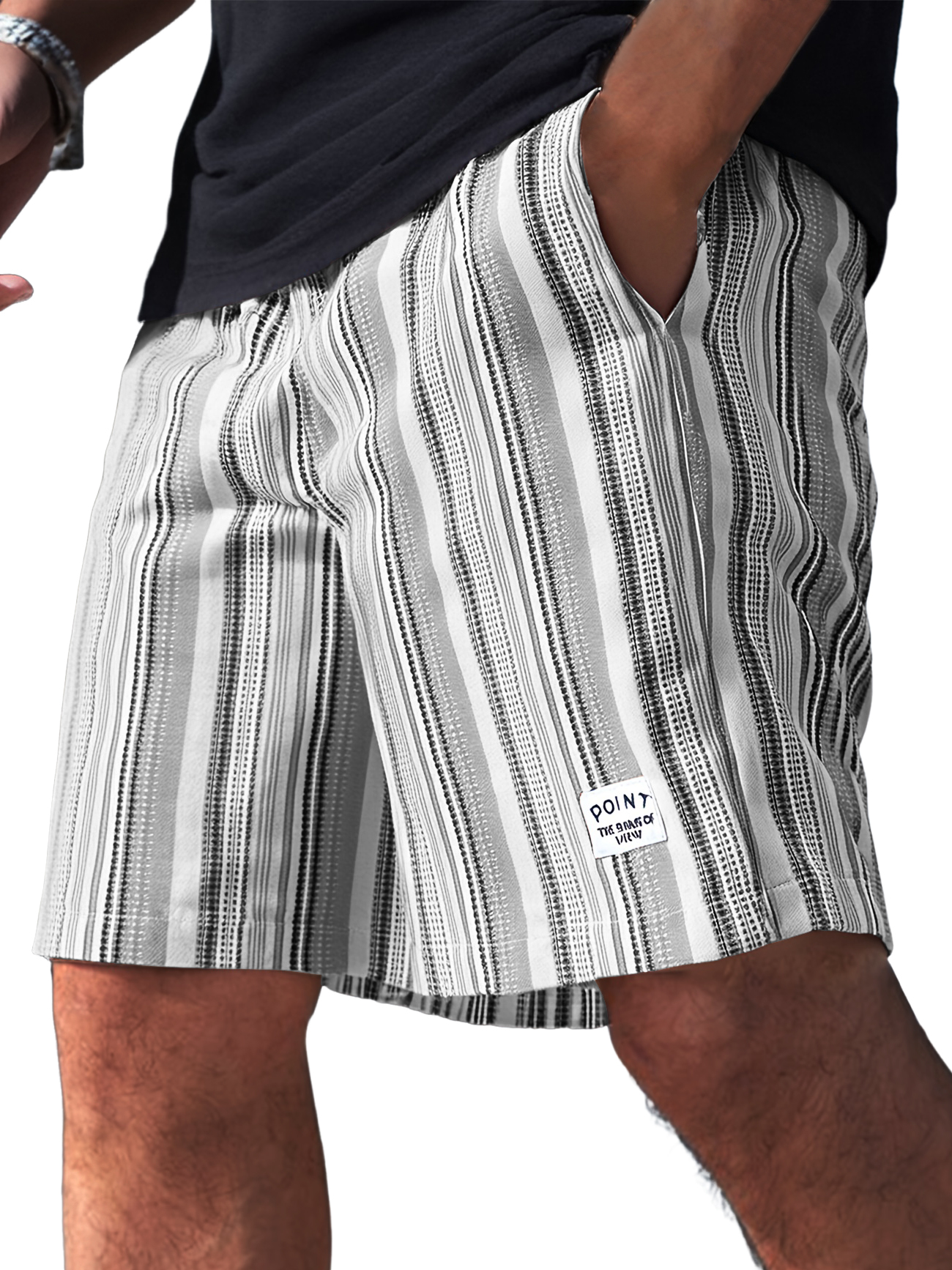 Men's Fashion Casual Hawaiian Vacation Logo Shorts