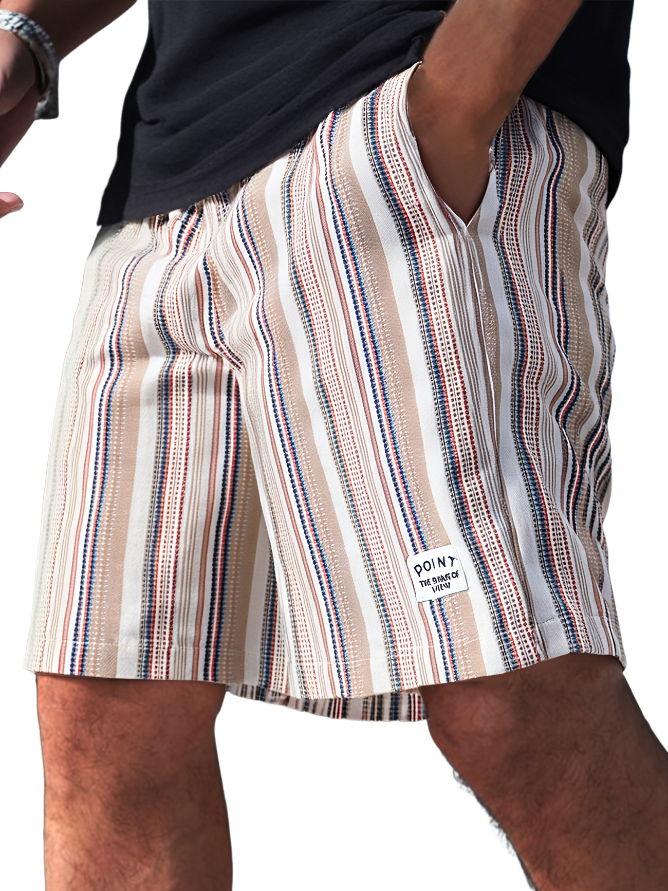 Men's Fashion Casual Hawaiian Vacation Logo Shorts