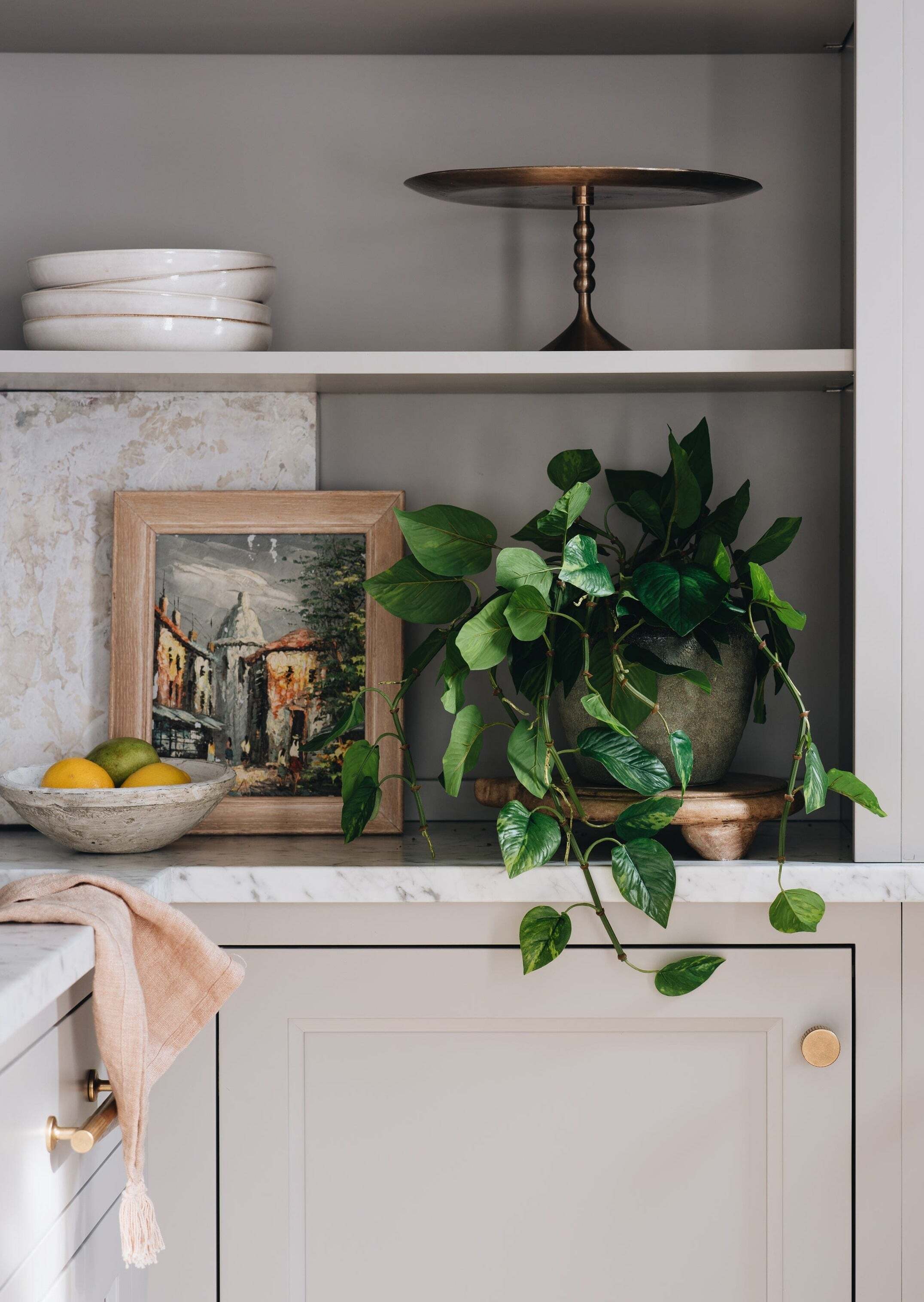 Real Touch Hanging Pothos Fake Plant - 22