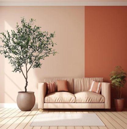 Artificial Tree Faux Olive Tree 8ft(92in,3200leaves) Tall Fake Olive Plant in Pot Fake Silk Tree Faux Plants Indoor