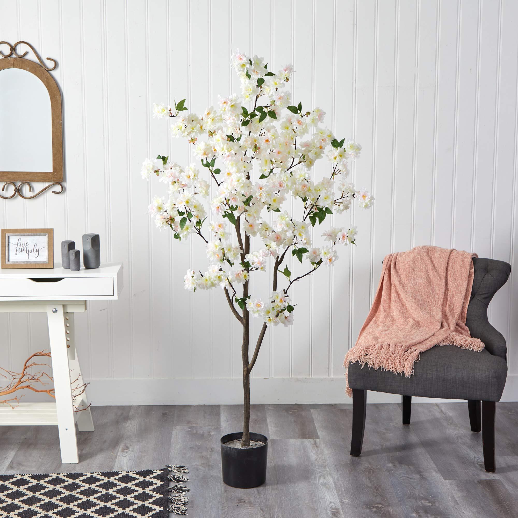 ✨HOT SALE✨Nearly Natural 6ft. Cherry Blossom Artificial Tree🌸