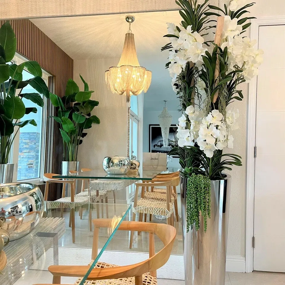 ✨HOT SALE✨6ft Indoor Artificial Flowers ( With Flower Pots)