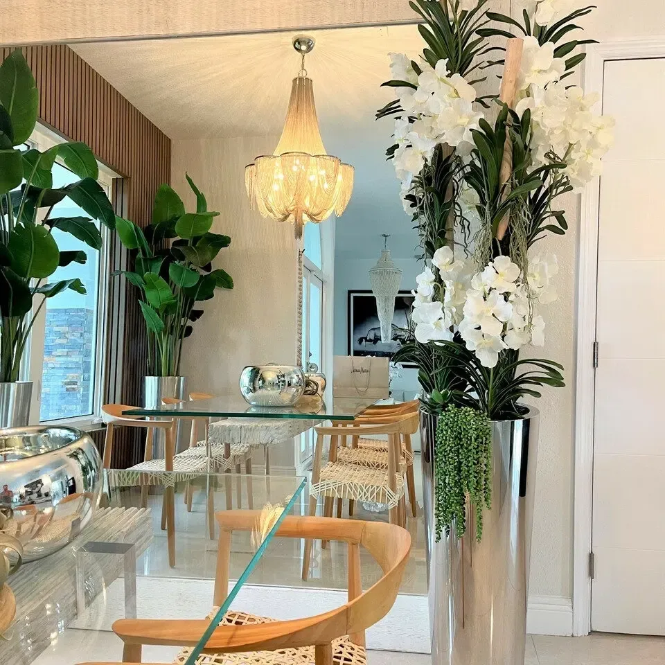 ✨HOT SALE✨6ft Indoor Artificial Flowers ( With Flower Pots)