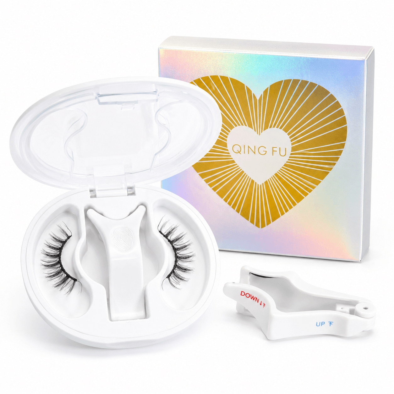 Model 03 Magnetic Eyelashes Kit – Reusable No-Glue False Lashes with Applicator & Storage Case
