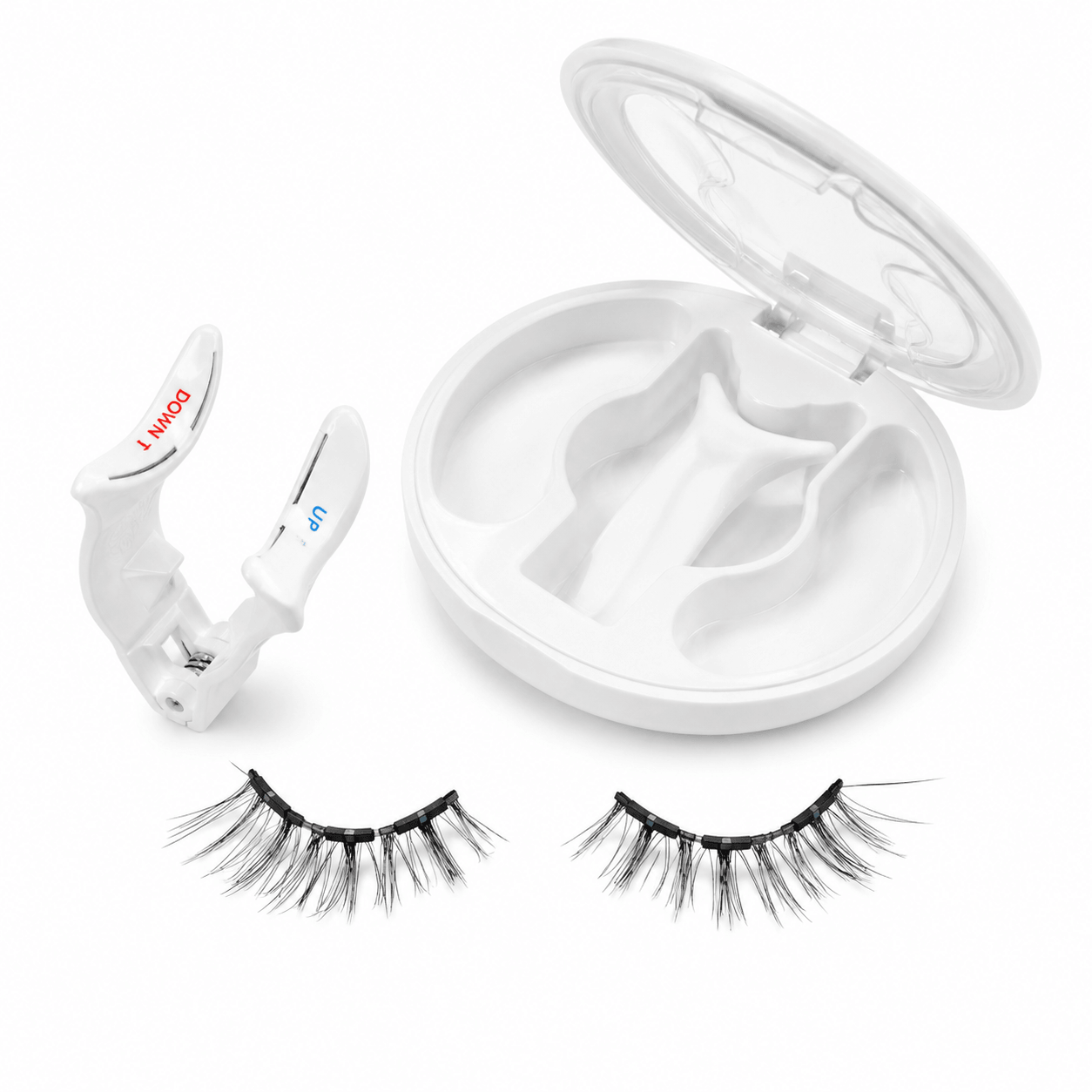 Model 03 Magnetic Eyelashes Kit – Reusable No-Glue False Lashes with Applicator & Storage Case