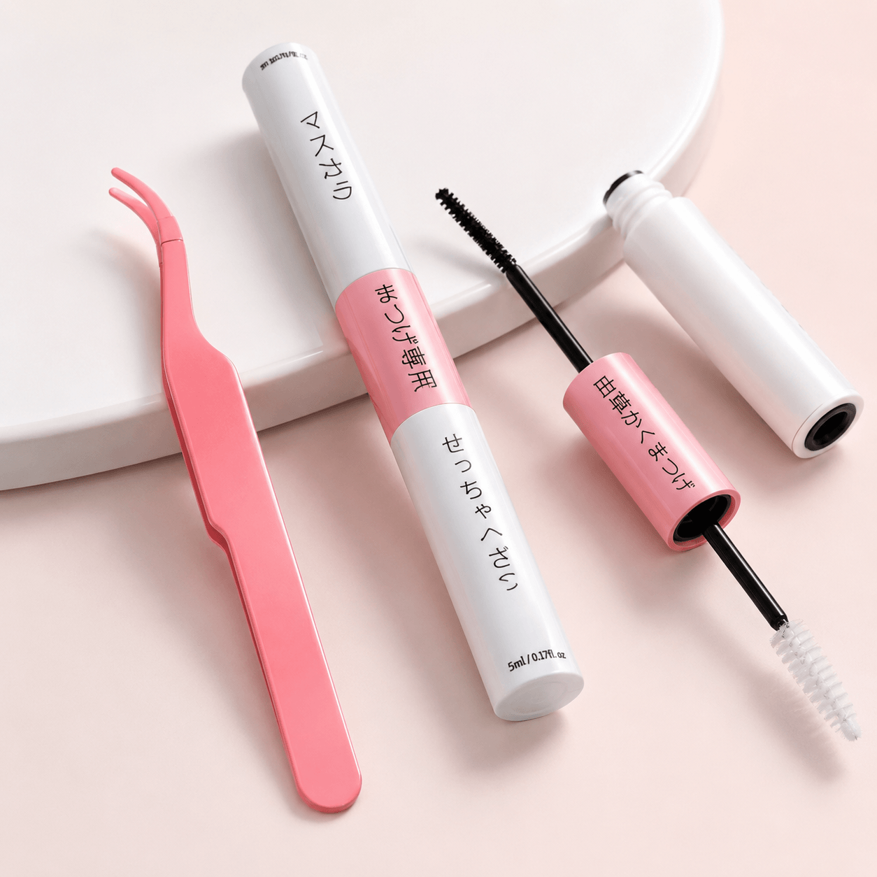 4D DIY Cluster False Eyelash Set with Tweezers, Lash Glue & Sealant