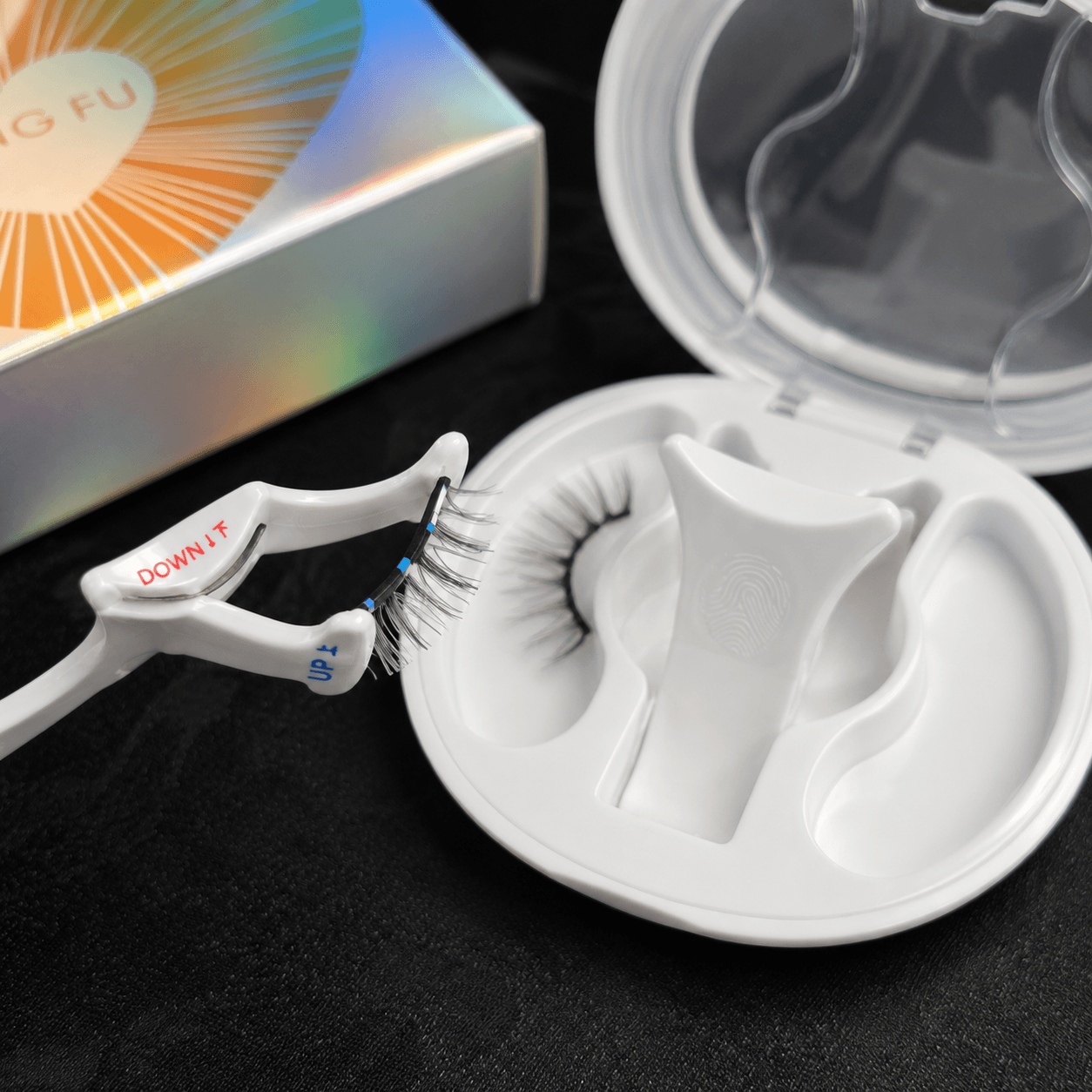 Model 03 Magnetic Eyelashes Kit – Reusable No-Glue False Lashes with Applicator & Storage Case