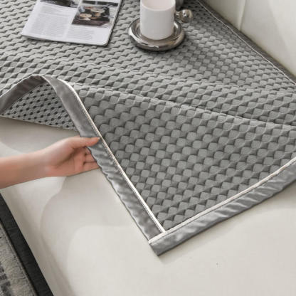 Cooling DouDou Ice Silk Sofa Cushion, Summer Edition Cool Seat Pad, Non-slip Sofa Cover - Bestselling for Summer 2023.