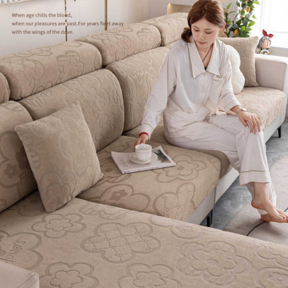 New sofa cover without measuring four seasons universal non-slip stretch cushion cover
