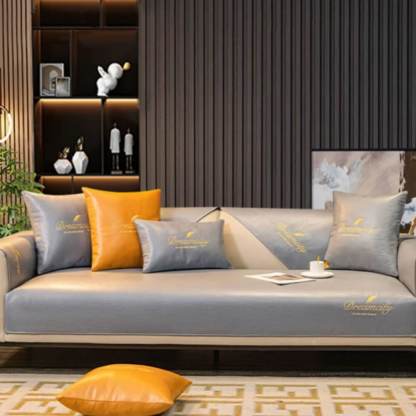 Light luxury model tech fabric sofa cushion waterproof and cola-resistant and cat scratch resistant