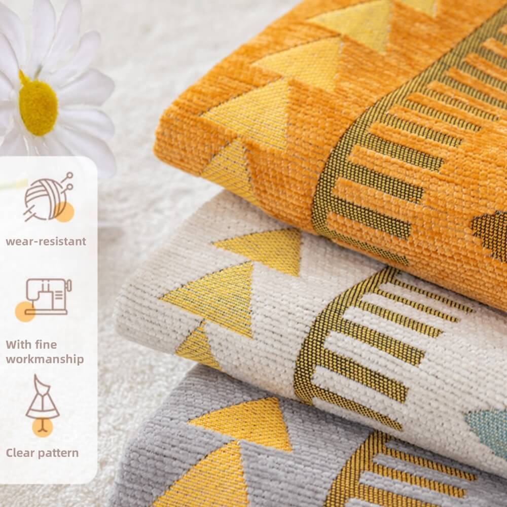 2024 Bohemian chenille jacquard sofa cushions, four-season universal non-slip models to prevent cat scratching