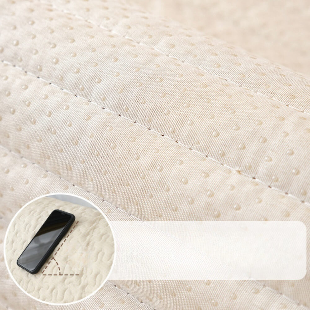 Corduroy sofa cushions for all seasons, suitable for L-shaped sofa, cushions thickened plush back towel cover cloth