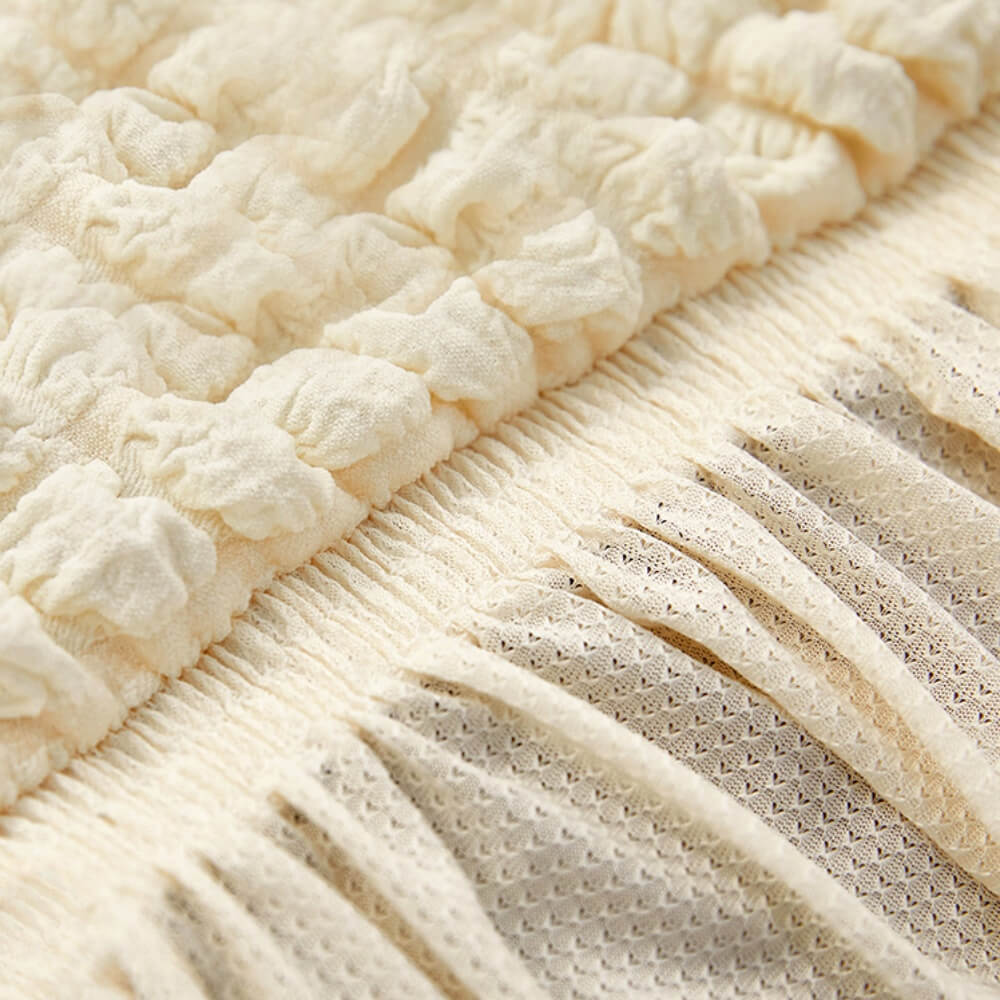 Stretch sofa cover all-inclusive universal models, bubble yarn sofa cover, anti-cat scratch four seasons universal