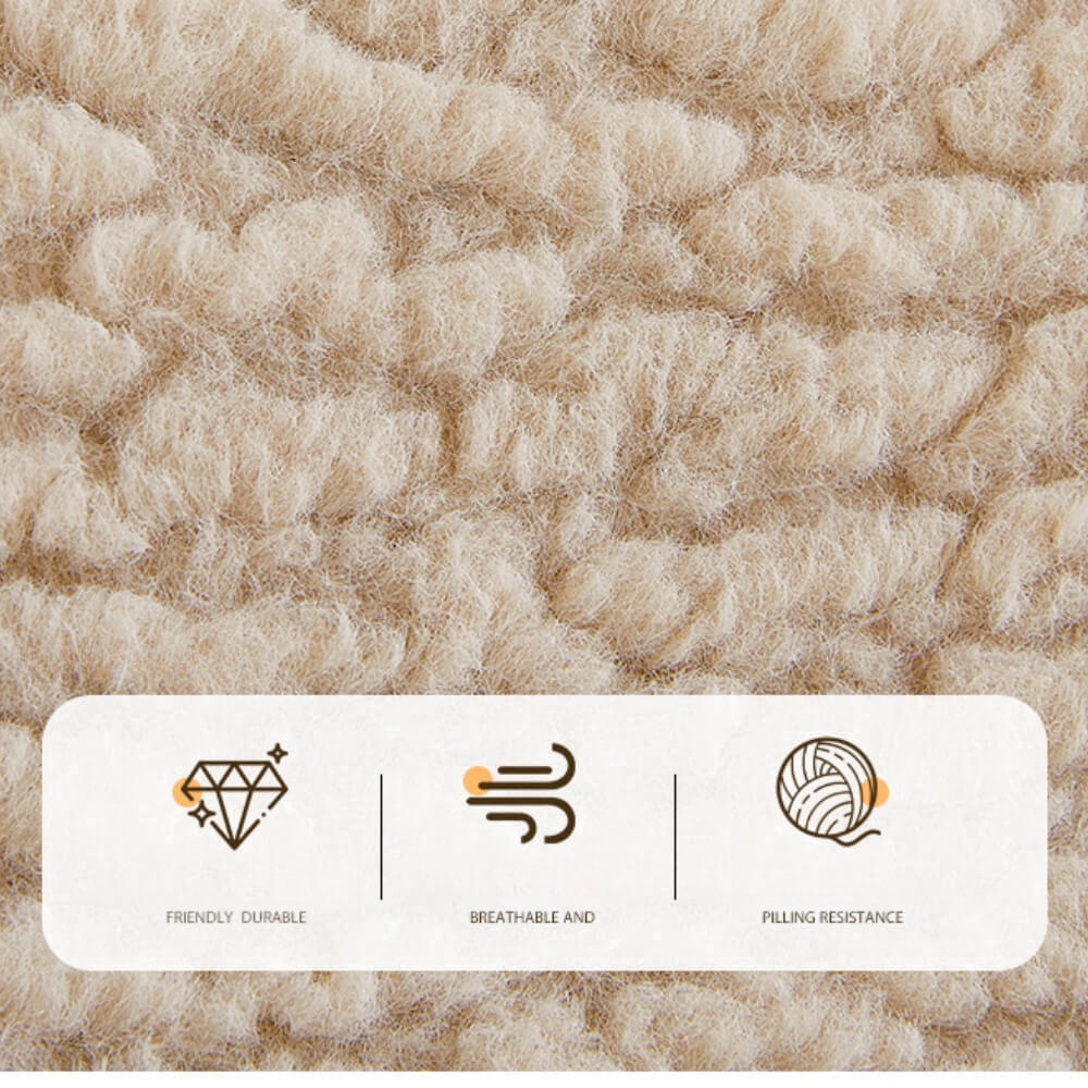 New lambswool thickened cover cloth towel