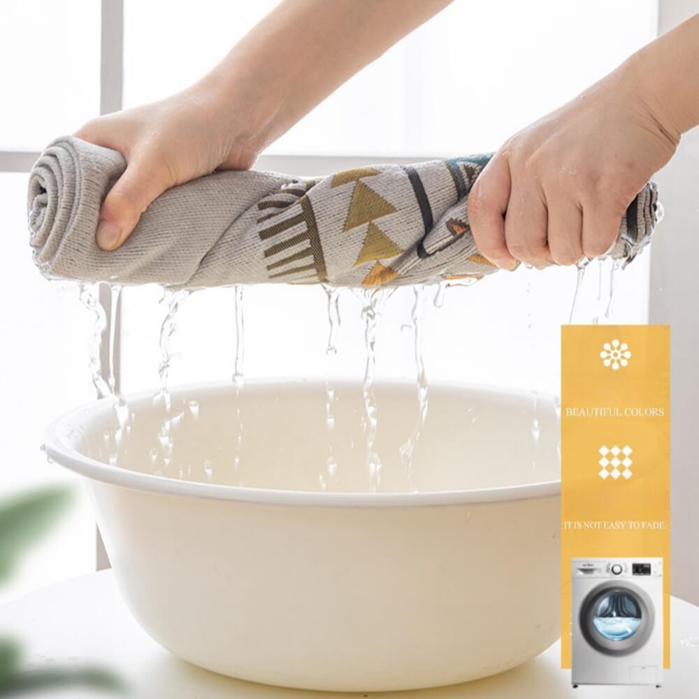 2024 Bohemian chenille jacquard sofa cushions, four-season universal non-slip models to prevent cat scratching