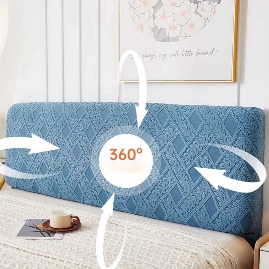 All Inclusive Bed Headboard Cover Dustproof Protector for Wood or Soft Backrest