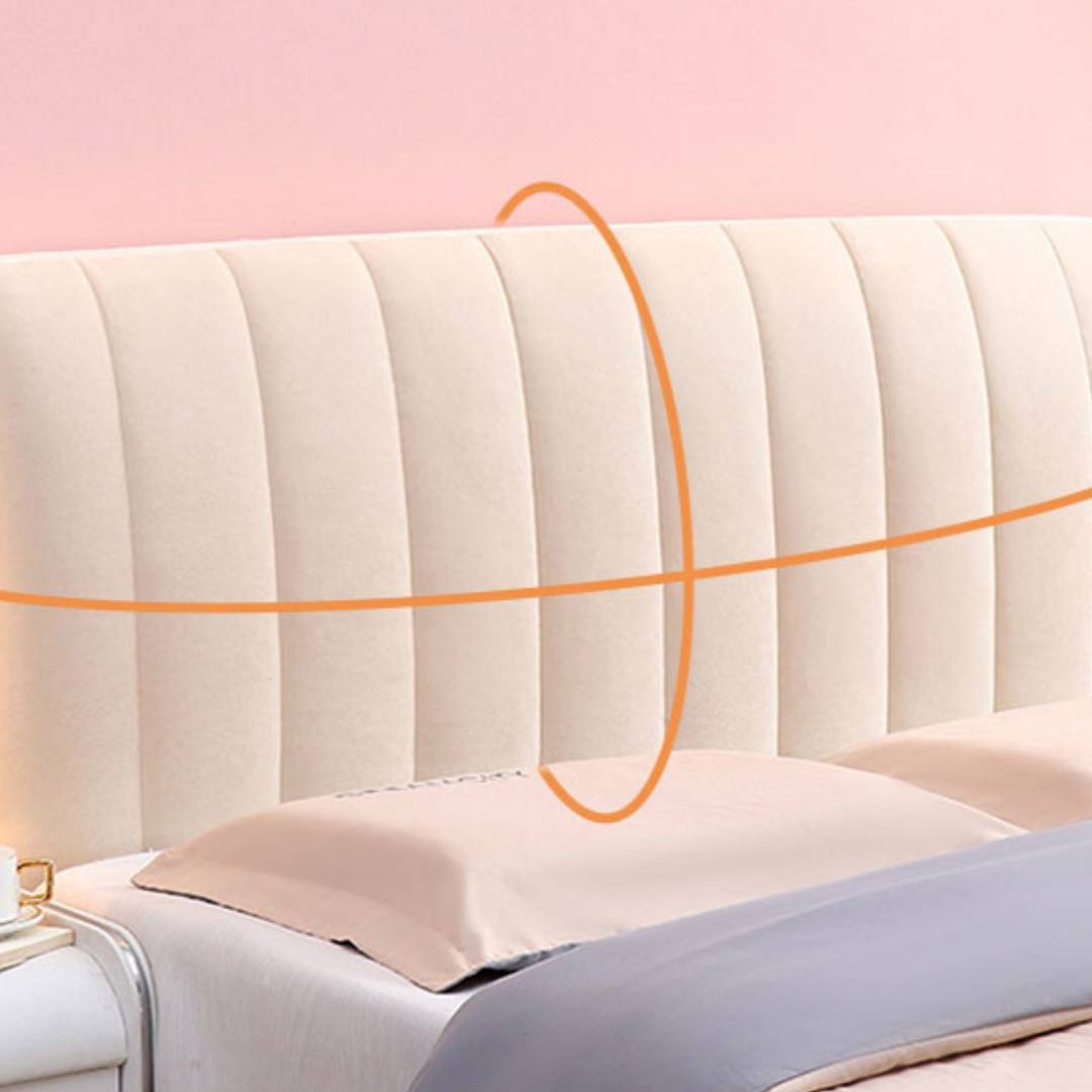 Thick Quilted Bed Headboard Cover All Inclusive Dustproof for Wood or Soft Back