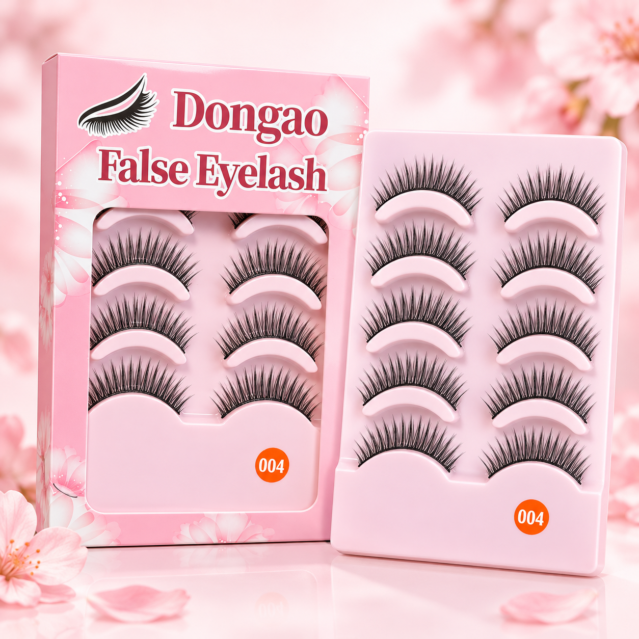 5 Pairs Natural Wispy False Eyelashes – Lightweight Everyday Lashes with Flexible Band