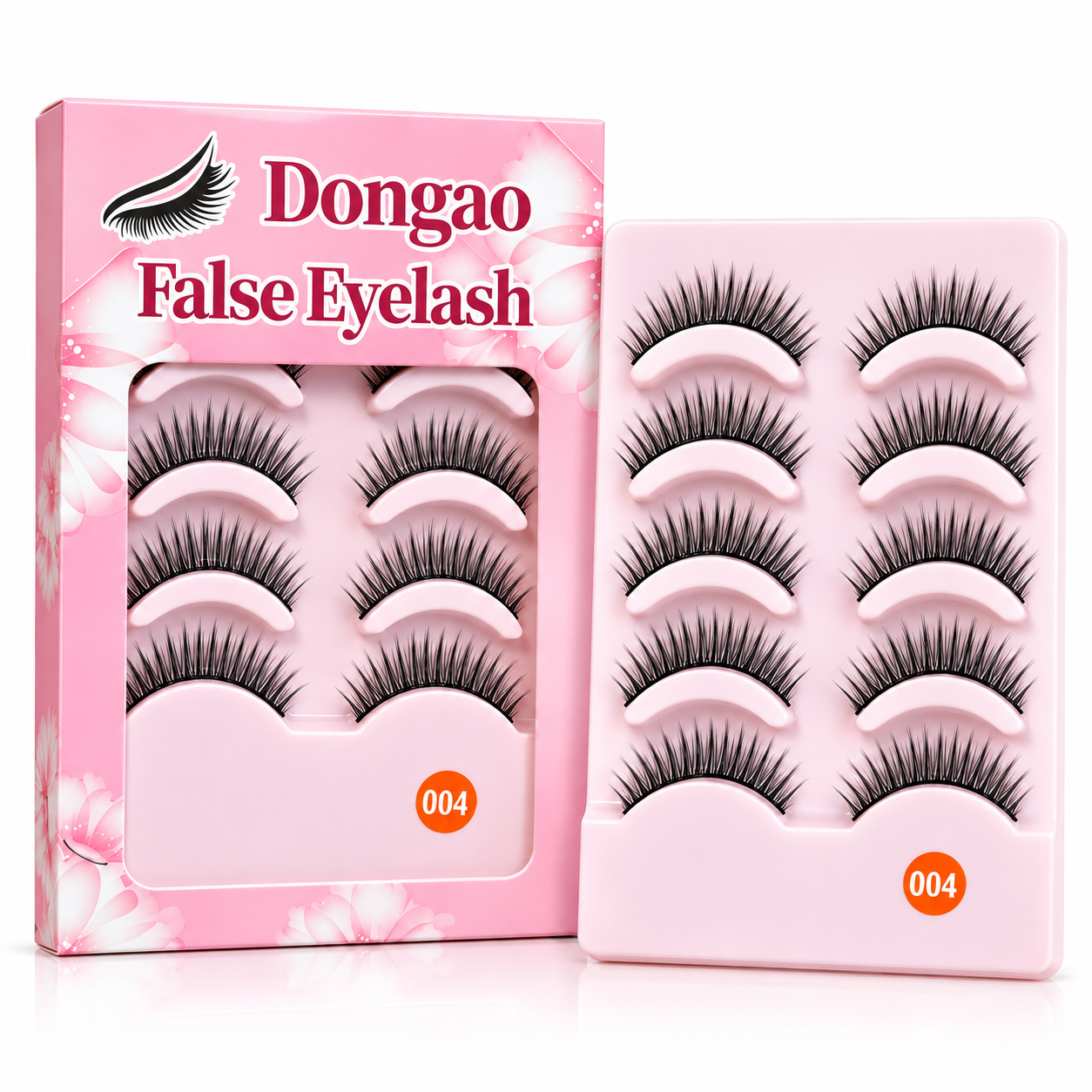 5 Pairs Natural Wispy False Eyelashes – Lightweight Everyday Lashes with Flexible Band