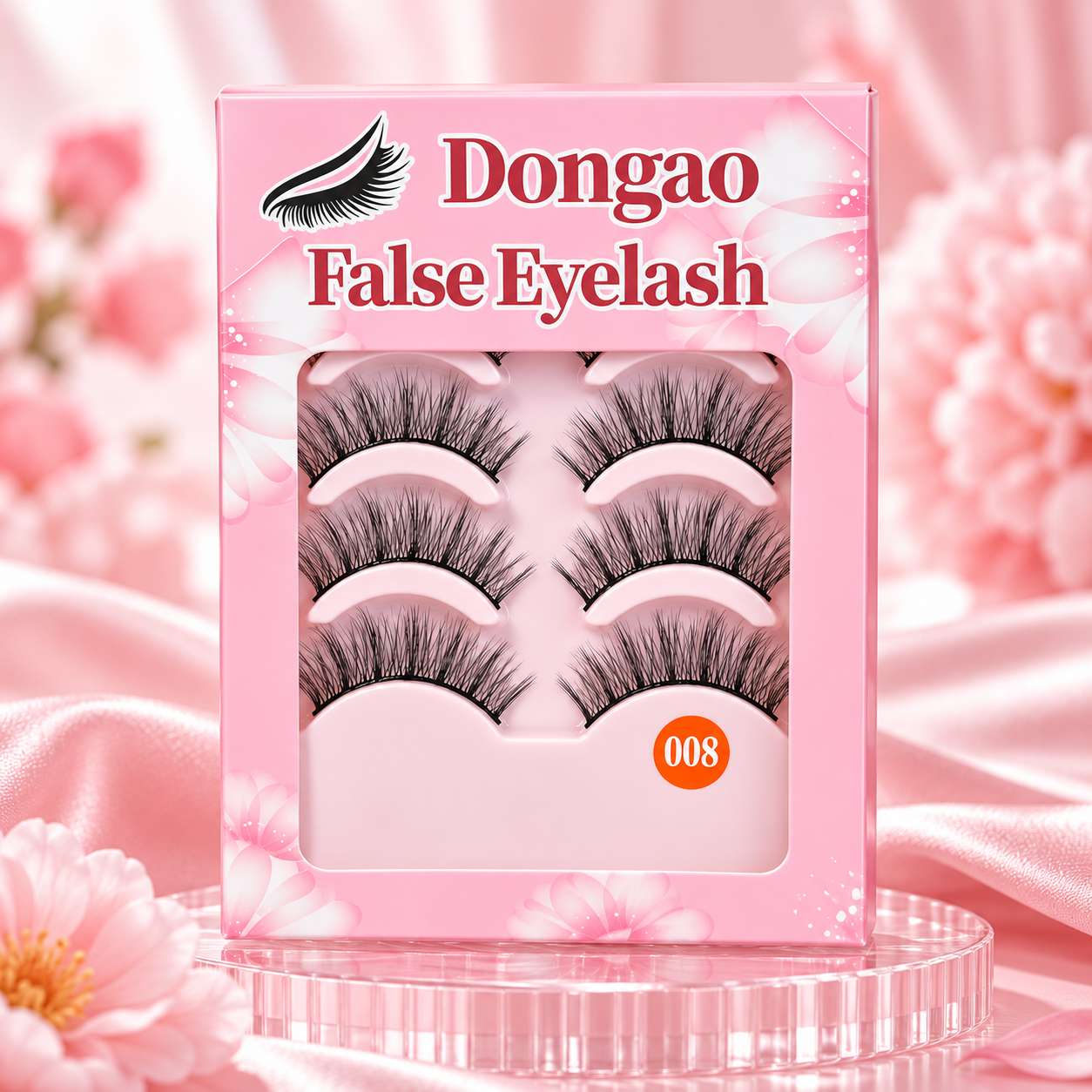 5 Pairs Soft Glam False Eyelashes – Wispy Layered Natural Volume Lashes