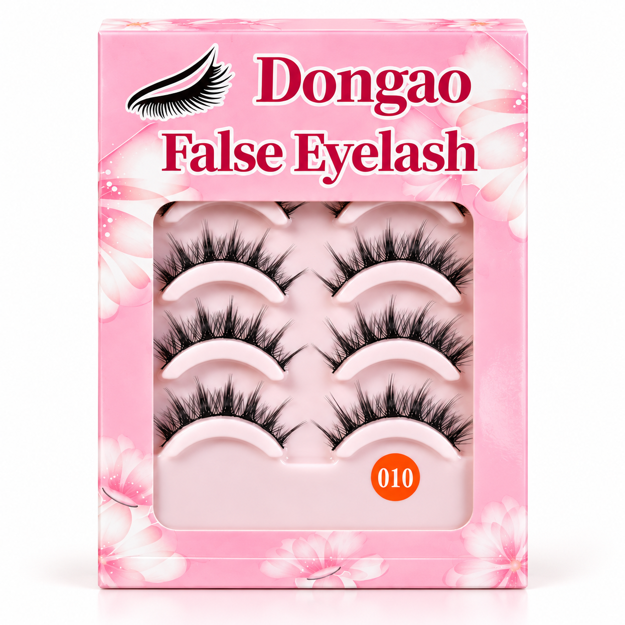 5 Pairs Voluminous Wispy False Eyelashes – Fluffy Layered Glam Lashes with Flexible Band