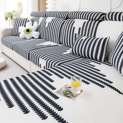 Cooling Sofa Cushion Ice Silk Non Slip Cover Anti Scratch Universal Fit