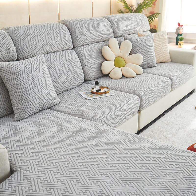 New Jacquard Velvet Sofa Cushion