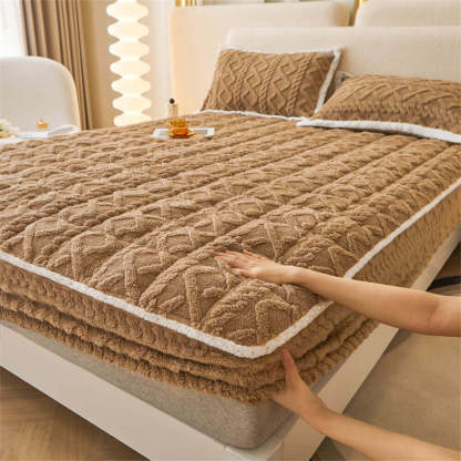 Washable Fluffy Fitted Sheet Mattress Cover