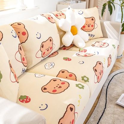 Stretch Ice Silk Sofa Cover for Summer Universal Fit Simple Modern Style