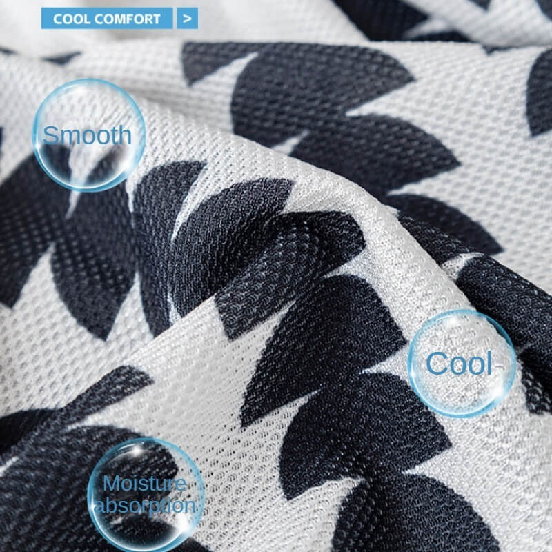 Cooling Sofa Cushion Ice Silk Non Slip Cover Anti Scratch Universal Fit