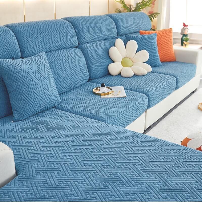 New Jacquard Velvet Sofa Cushion