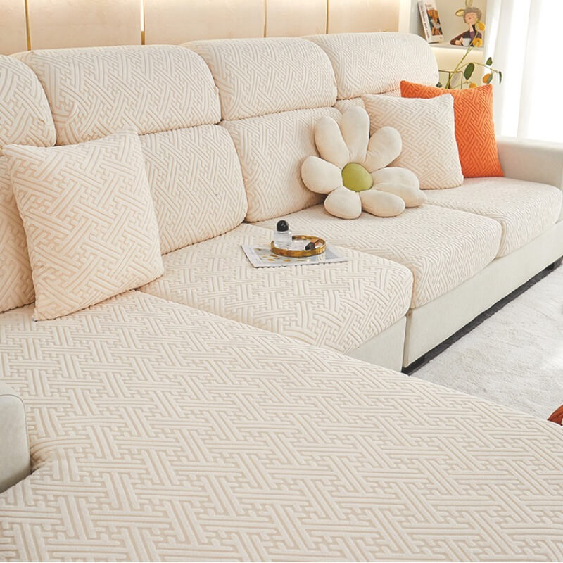 New Jacquard Velvet Sofa Cushion