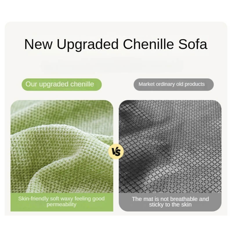  Four Seasons Universal Cartoon Chenille Sofa Cover Cover, Non-slip, All-inclusive