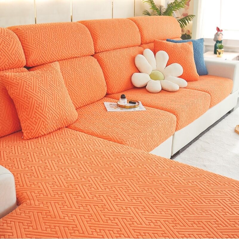 New Jacquard Velvet Sofa Cushion