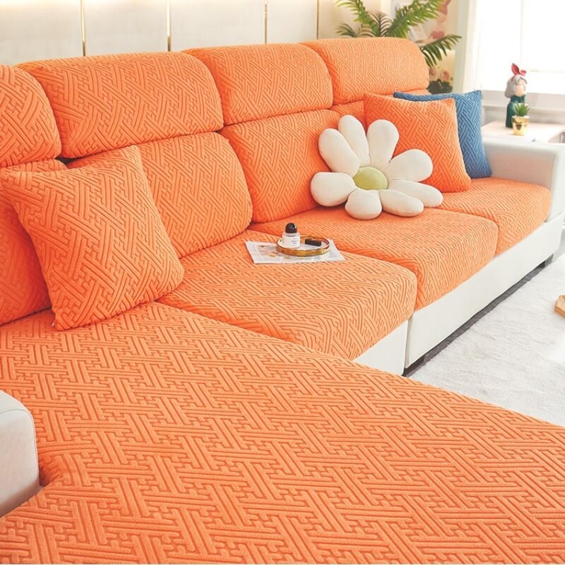 New Jacquard Velvet Sofa Cushion