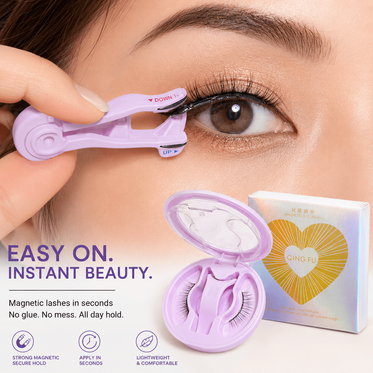 Model 011 Reusable Magnetic Eyelashes Kit