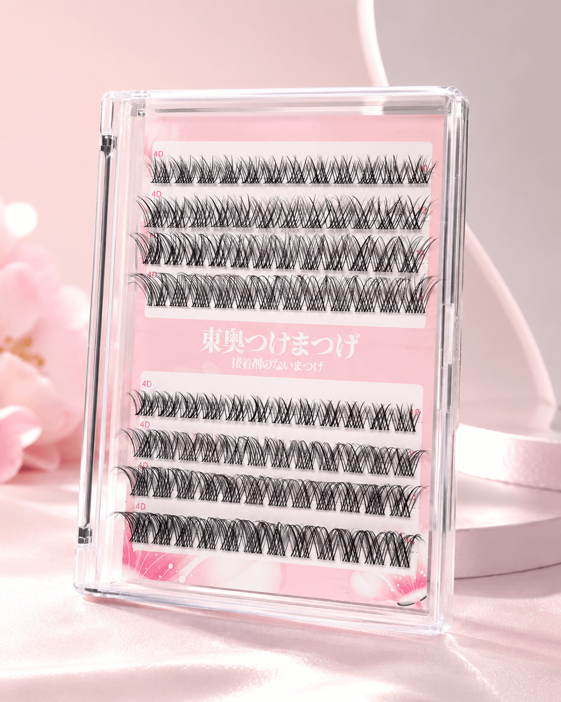 LC16 4D Handmade Multi-Layer False Eyelashes – Glue-Free, Lightweight & Natural Volume