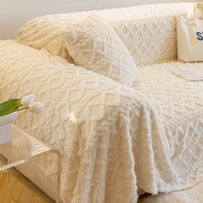 2024 light luxury sofa cover cloth anti-cat scratch plush models sofa cover universal cover cloth