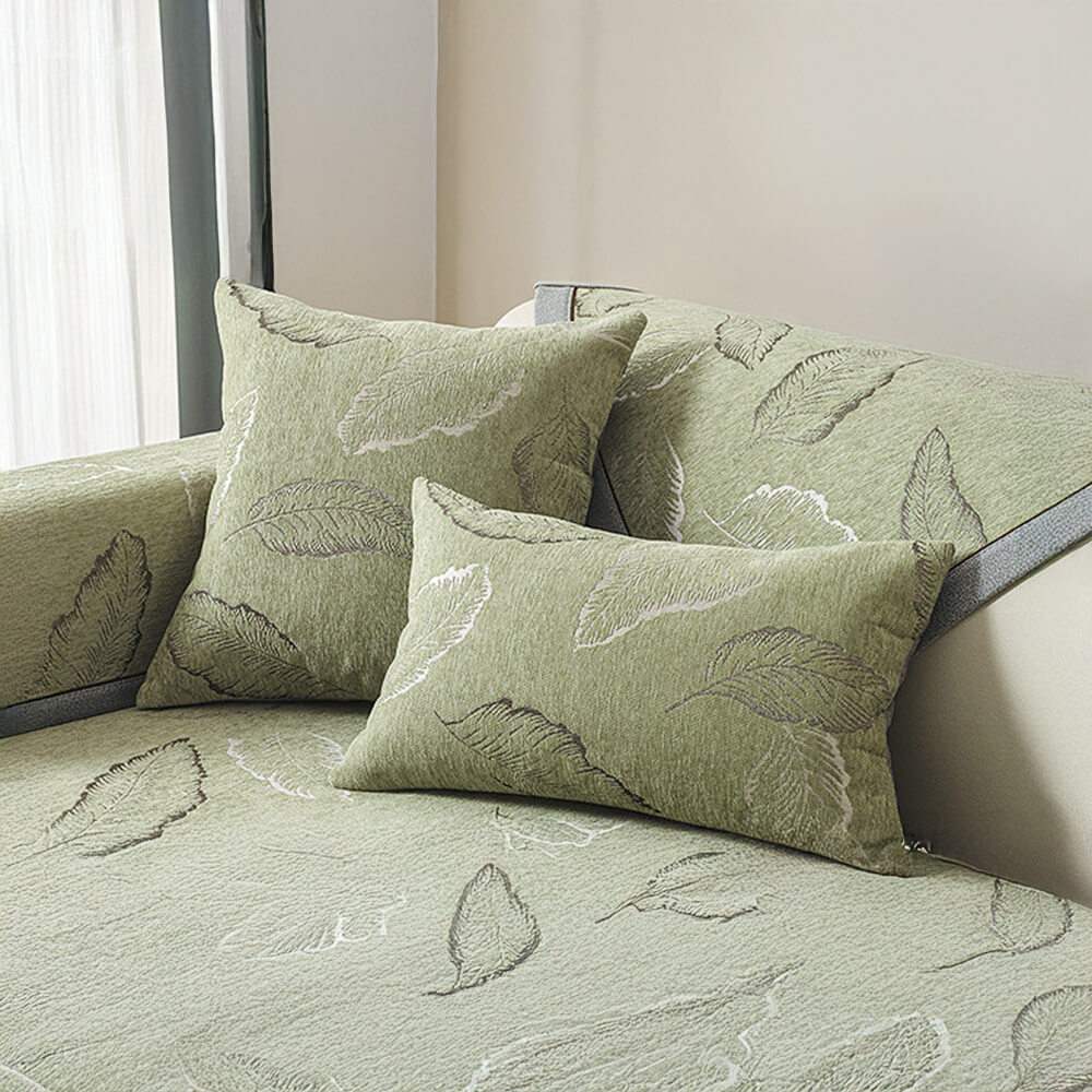 Leaf classic chenille fabric all-season cushion