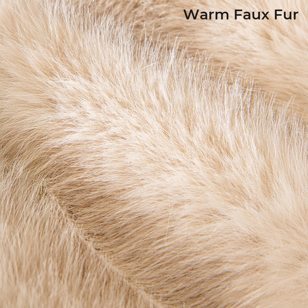 Thick Faux Fur Sofa Cover – Warm, Non-Slip Couch Protector