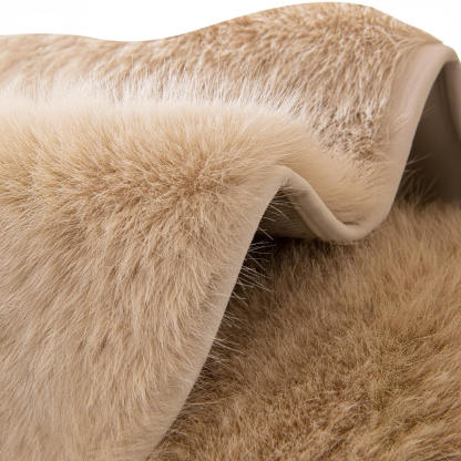 Thick Faux Fur Sofa Cover – Warm, Non-Slip Couch Protector