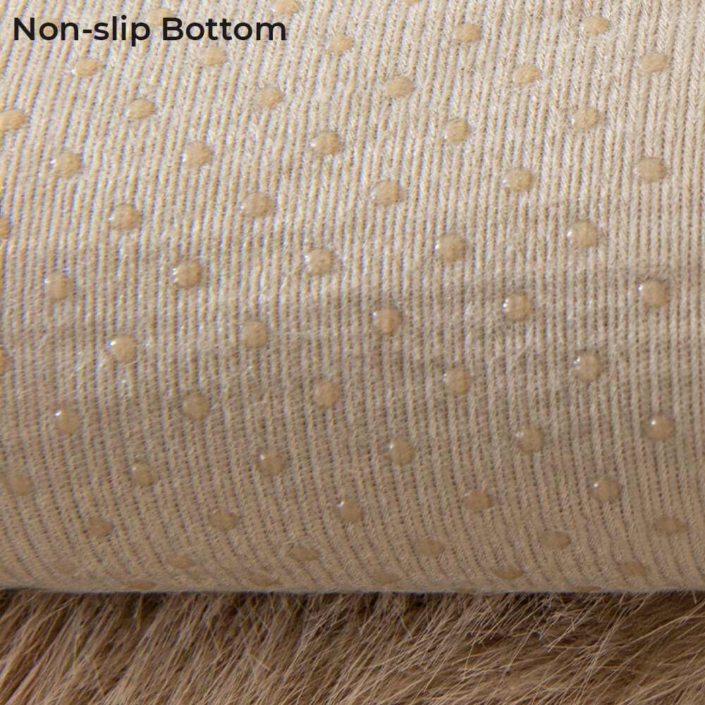 Thick Faux Fur Sofa Cover – Warm, Non-Slip Couch Protector