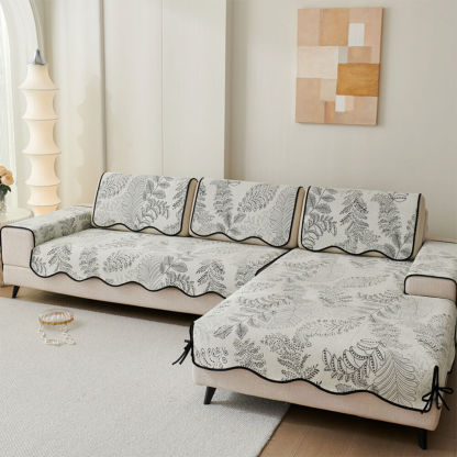 Emerald Wilderness Chenille Fabric Sofa Decoration Scratch-resistant Couch Cover