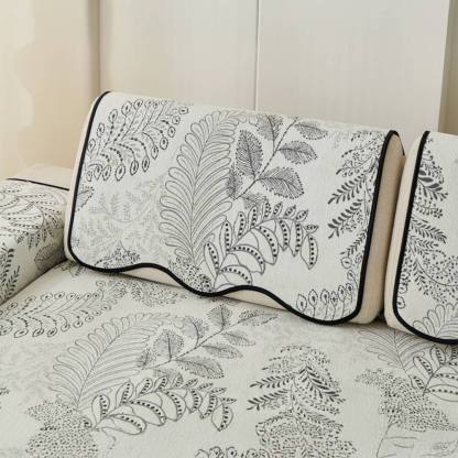 Emerald Wilderness Chenille Fabric Sofa Decoration Scratch-resistant Couch Cover