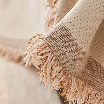 Geometric Pattern Reversible Chenille Throw Couch Cover