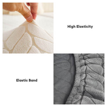 Wheat Leaf Texture All-Season Universal Elastic Full Protection Magic Couch Cover