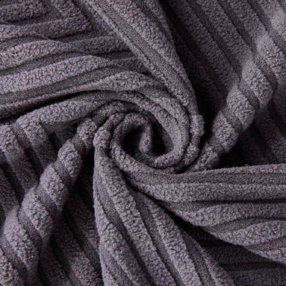 Fully Wrapped Herringbone Couch Cover