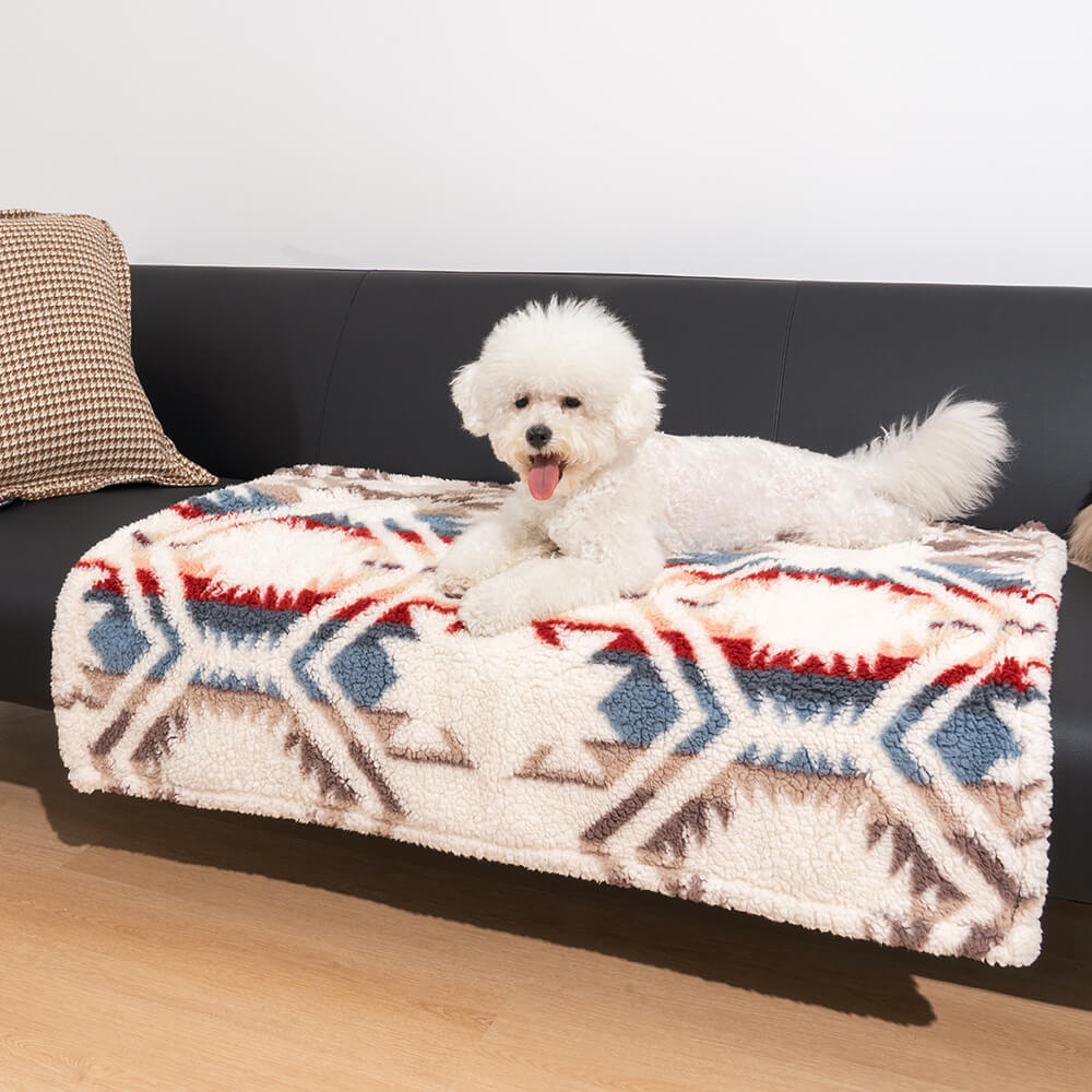 Farah Velvet Coral Velvet Small Blanket