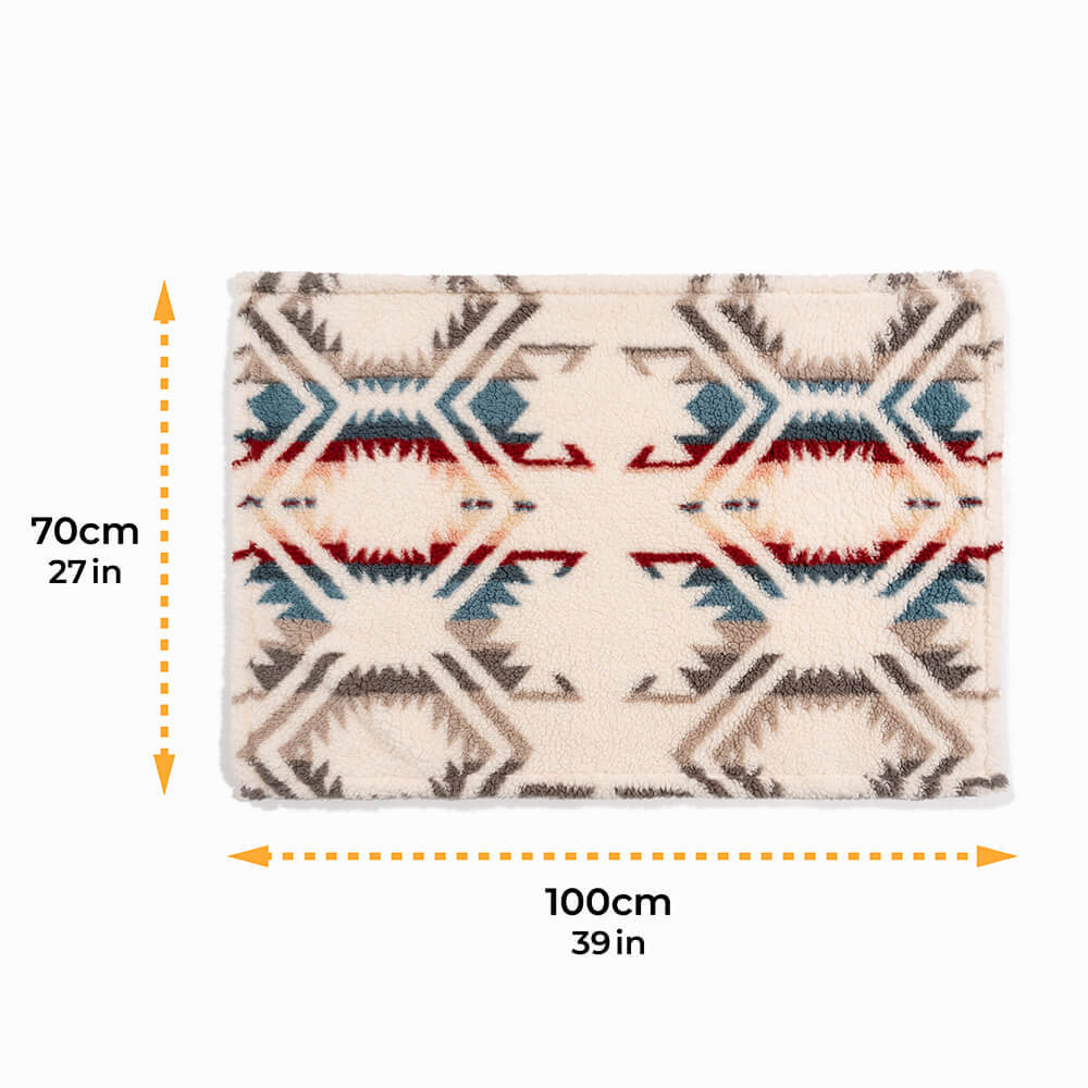 Farah Velvet Coral Velvet Small Blanket